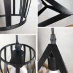schwarz geometrische beleuchtung