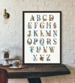 poster abecedaire vintage 1