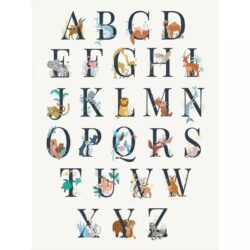 poster abecedaire vintage 1