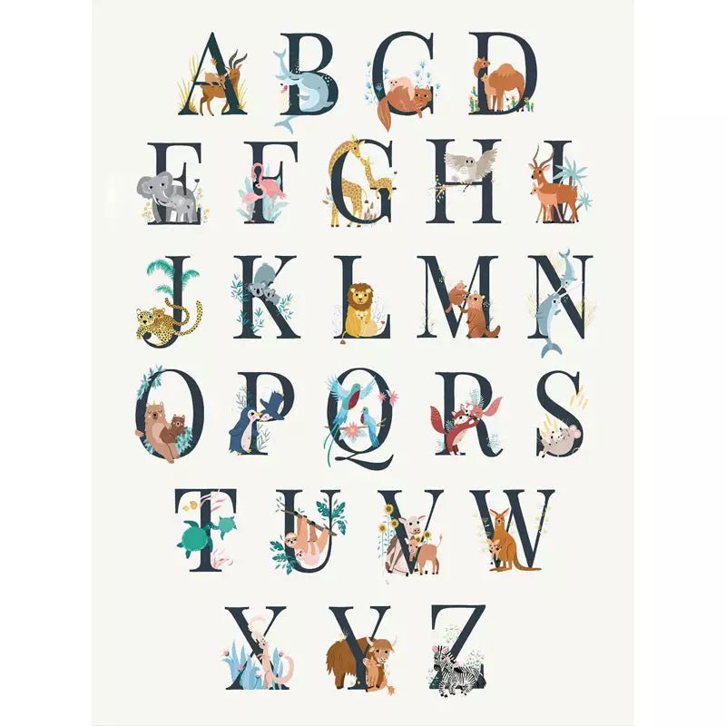 poster abecedaire vintage 1 poster abecedaire vintage 1