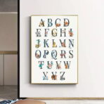 poster abecedaire vintage 1