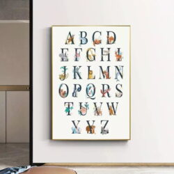 poster abecedaire vintage 1