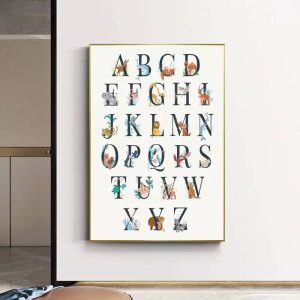 poster abecedaire vintage 1