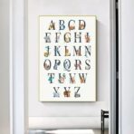 poster abecedaire vintage 1
