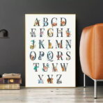 poster abecedaire vintage 1