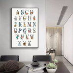 poster abecedaire vintage 1