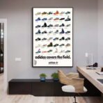 poster adidas vintage basket 1
