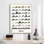 poster adidas vintage basket 1