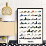 poster adidas vintage basket 1