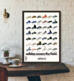 poster adidas vintage basket 1