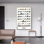 poster adidas vintage basket 1