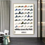 poster adidas vintage basket 1