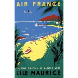 poster air france mauritius 1