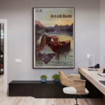 vintage aix les bains poster 1