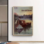vintage aix les bains poster 1