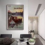 vintage aix les bains poster 1