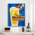 vintage alkohol poster