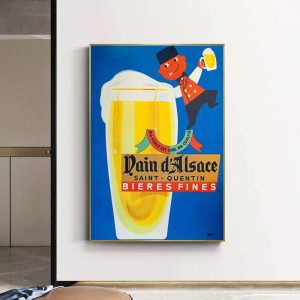 vintage alkohol poster