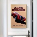 vintage alfa romeo poster 1