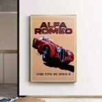 vintage alfa romeo poster 1