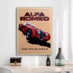 vintage alfa romeo poster 1