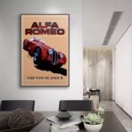 vintage alfa romeo poster 1