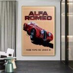 vintage alfa romeo poster 1