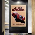 vintage alfa romeo poster 1