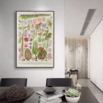 vintage algen poster
