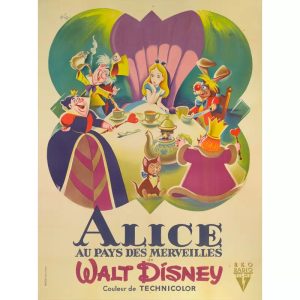vintage alice im wunderland poster