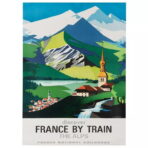vintage alpen poster