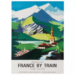 vintage alpen poster