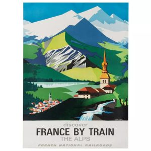 vintage alpen poster