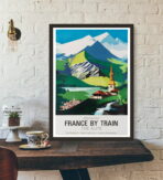 vintage alpen poster
