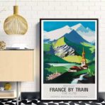 vintage alpen poster