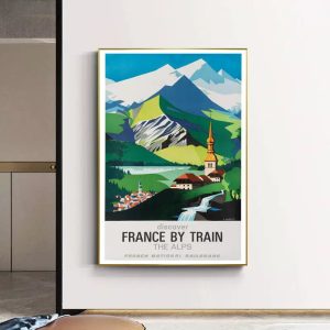 vintage alpen poster