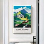 vintage alpen poster