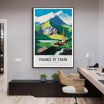 vintage alpen poster