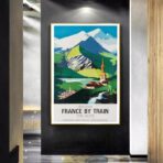 vintage alpen poster