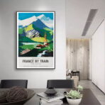 vintage alpen poster