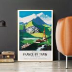 vintage alpen poster