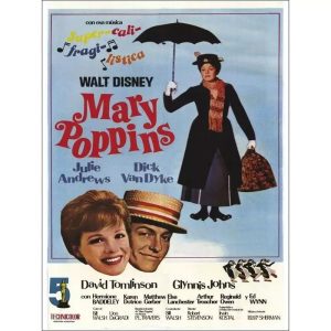 amerikanisches vintage mary poppins poster