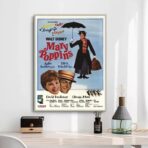 amerikanisches vintage mary poppins poster