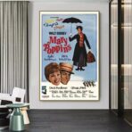 amerikanisches vintage mary poppins poster
