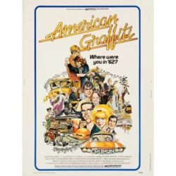 poster amerikanisches graffiti