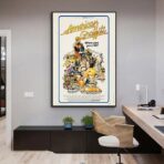 poster amerikanisches graffiti