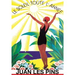 altes plakat juan les pins