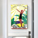 altes plakat juan les pins
