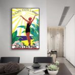 altes plakat juan les pins