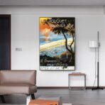 altes plakat le touquet paris plage